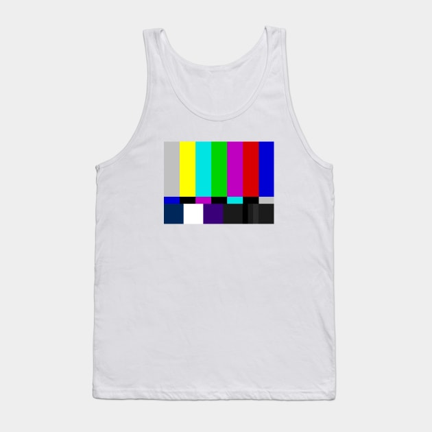 Test Pattern Tank Top by Screen Break